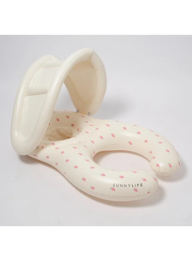 ساني لايف مقعد استحمام للأطفال مع مظلة